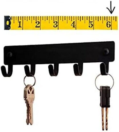 Carpenter Plane Metal Key Rack - 6 Inch Wide/9 Inch Wide Metal Wall Art