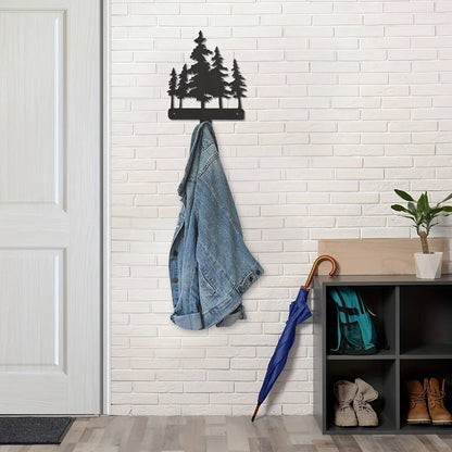 Metal Silhouette Key Hooks, Household Multi-Purpose Clothes Bag Key Hooks