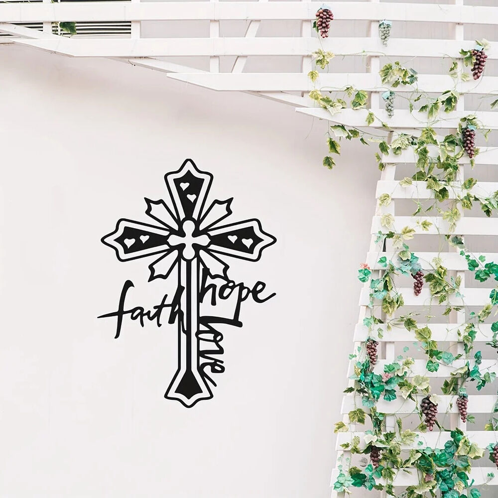 Faith Hope Love Metal Wall Art Ornaments Collection Hanging Sign
