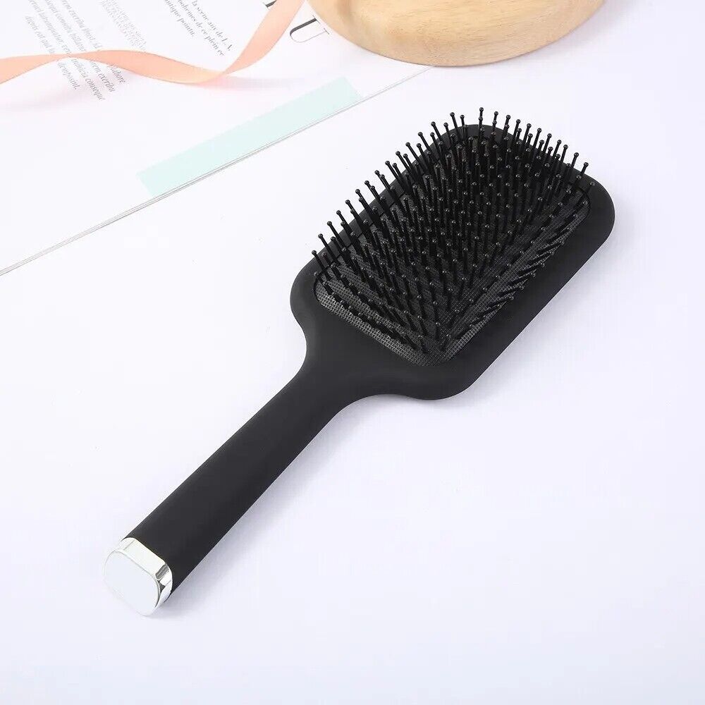 Hair Brush Resin Air Cushion Comb Medium Paddle Anti-Static Scalp Massage 26x9cm