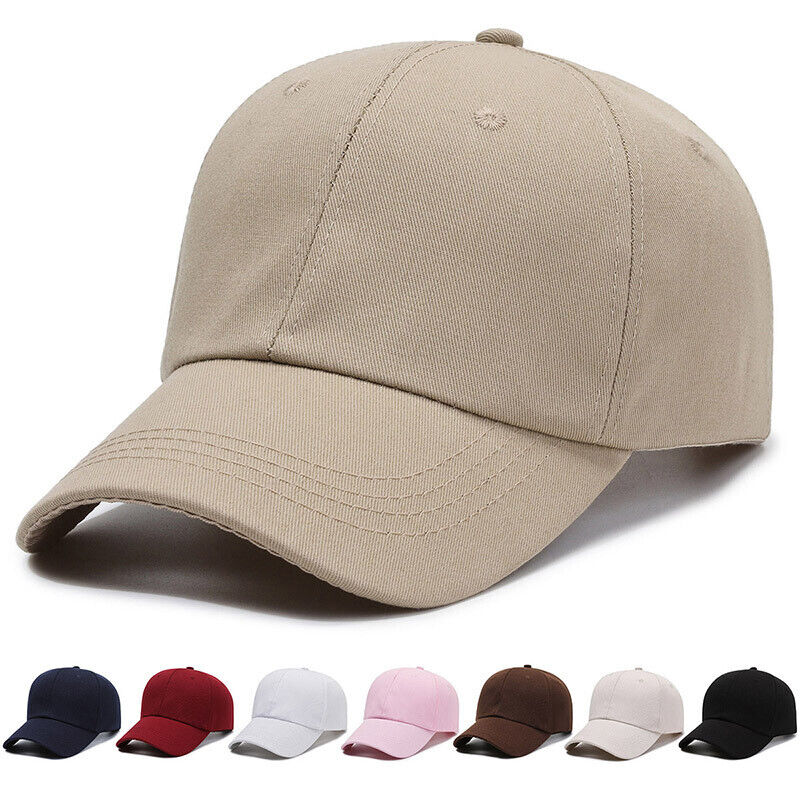 Sun Hat Men Outdoor Sunshade Trucker Hats Baseball Caps Peaked Cap Solid Trendy