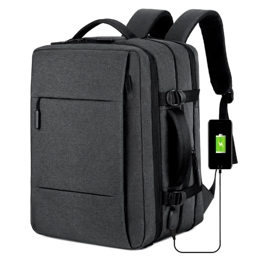 Men Backpack Charging Male Laptop Bagpack Business Travel Luggage Bag