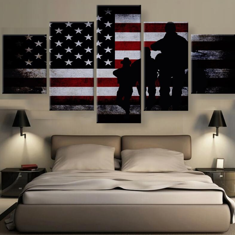 Love Home Letters 5 Pieces canvas Wall Art Picture Poster Home Decor