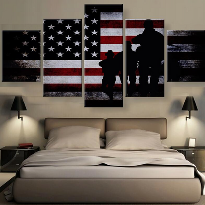 Love Home Letters 5 Pieces canvas Wall Art Picture Poster Home Decor