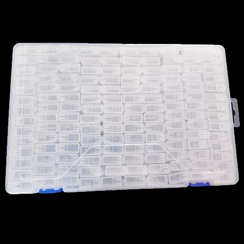 140 Grids Diamond Painting Storage Box Square Bottle Beads Storage Case