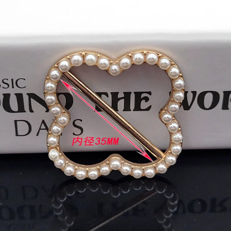 Dress Clip 2-6Pcs Metal Bead Shirt Corner Knott Artifact Waist Scarf Silk Buckle