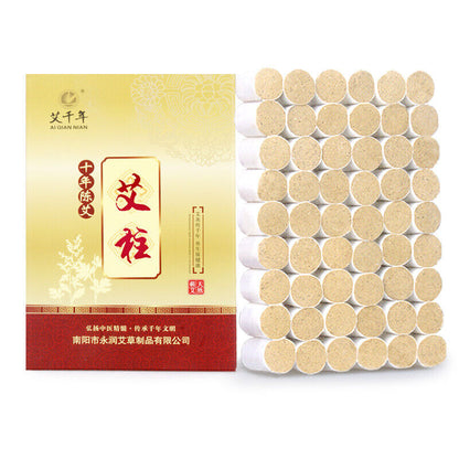 艾灸艾柱Traditional Moxa Sticks Moxibustion Handwork Wormwood Roll Chen Mugwort