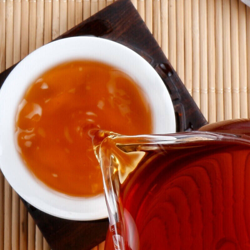Natural Xiaguan Puer Ripe Pu-erh Tea Big Snow Golden Ribbon 357g/12.59oz