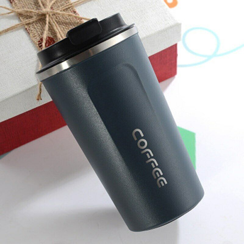 1Pc Stainless Steel Coffee Mug Thickened Thermos Mugs Double Wall Vacuum Flask