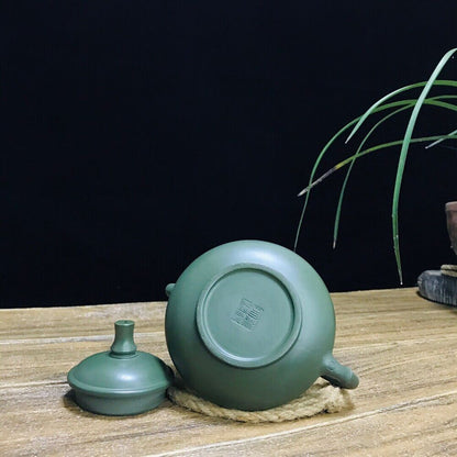 vintage chinese yixing purple clay teapot zisha ceremony carving Collectible art