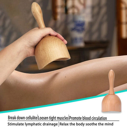 Wood Cupping Therapy Cup Massager Kit Body Lymphatic Drainage Set Massage Tools