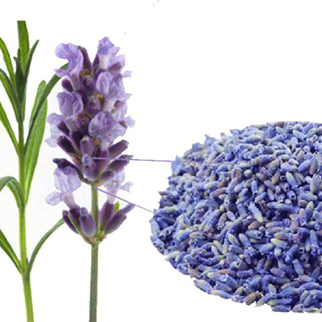 50g Lavender Dried Flower Tea Yangxinanshen Chinese Herbal Gift Good for Sleep