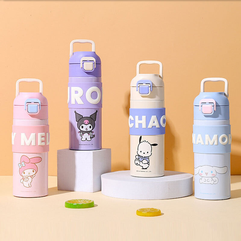 Thermos Mug Cinnamoroll Kuromi My Melody Stainless Steel Water Cup Water Bottle