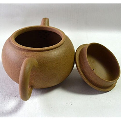 Zisha Teapot 5.4oz Purple sand pot Chinese Yixing clay Tea Pots yellow gray