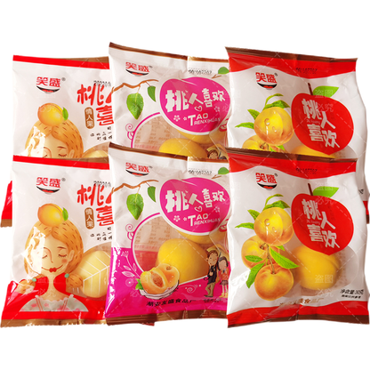 Chinese spicy snack Sweet and Sour Crispy Peach honey peach 30g*10bags