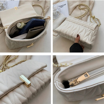 Shoulder Side Bags Women Flap Crossbody Bag Square Ladies Handbags