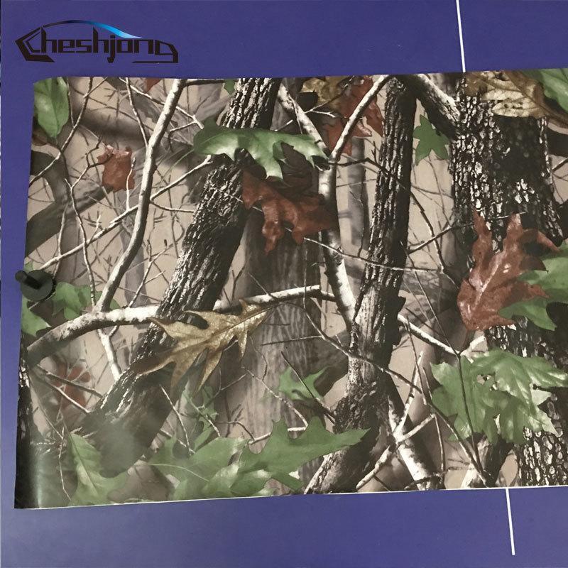 Camo Tree Vinyl Car Wrap Adhesive Real Tree Camouflage Film for Truck Hood Roof