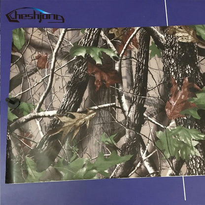 Camo Tree Vinyl Car Wrap Adhesive Real Tree Camouflage Film for Truck Hood Roof