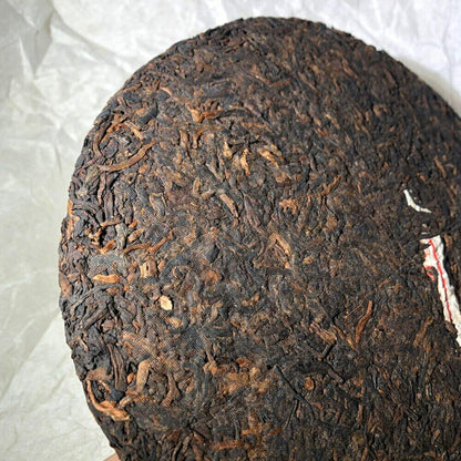 2018 Yunnan Alpine trees Ripe Puerh Tea Qi Zi Bing Ripe Puer 357g