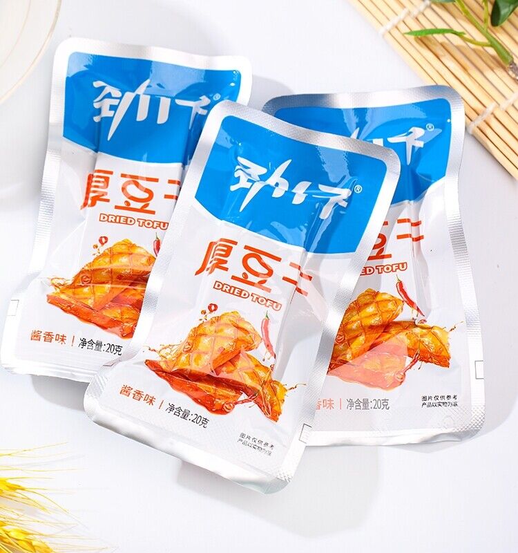 劲仔厚豆干豆腐干酱香豆干 Strong Baby Thick Dried Bean Curd Dried Bean Curd Dried Bean Sauce