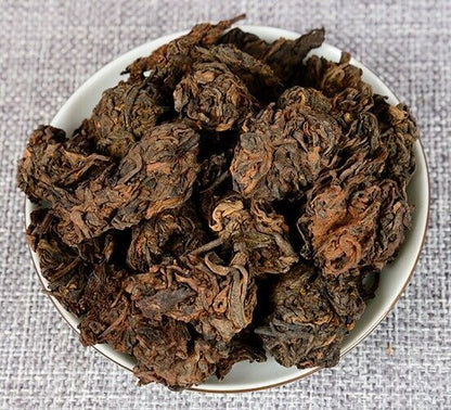 Yunnan Youle Mt. Ancient Six Famous PU ERH Ripe Tea, Old Lao Cha Tou puerh tea