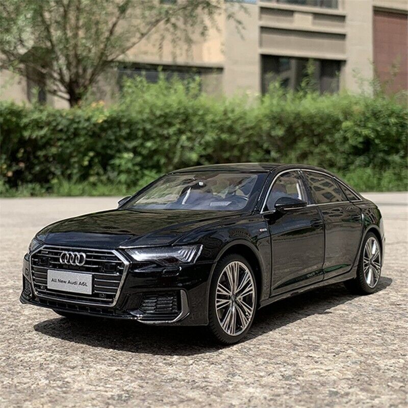 1:18 AUDI A6 Diecast Model Car Toy Metal Vehicle Collection Sounds Light