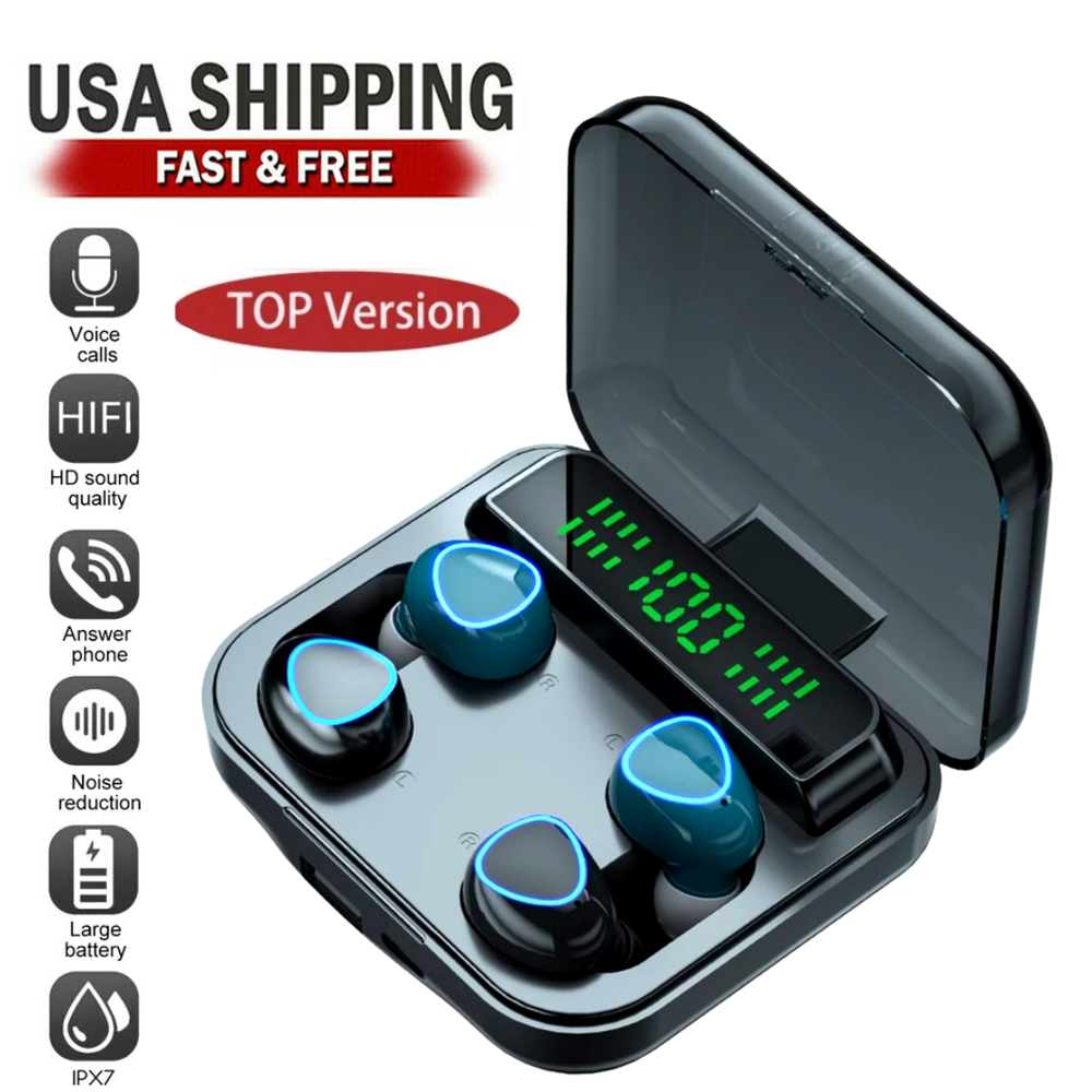 Couple Headphones Bluetooth Earbuds Wireless Earphone WaterProof For Any Phone