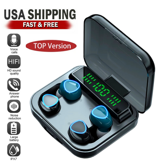 Couple Headphones Bluetooth Earbuds Wireless Earphone WaterProof For Any Phone
