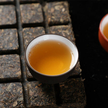 HE ZHUANG CHA China Anhua Baishaxi Instant Dark Tea Brick Tea Shortcut 450g-