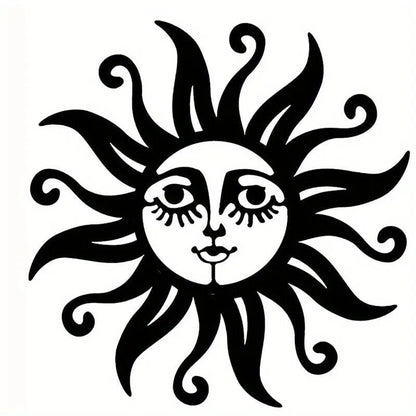 Elegant Sun Face Wall Art - Add a Touch Home Decor Hanging Wall Art