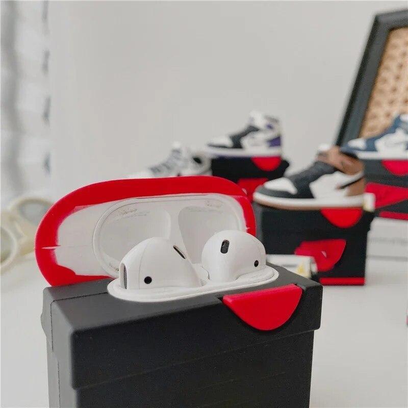 Sports Basketball Shoes Sneakers Case for Airpods 1 2 Pro Earphone Case Cover