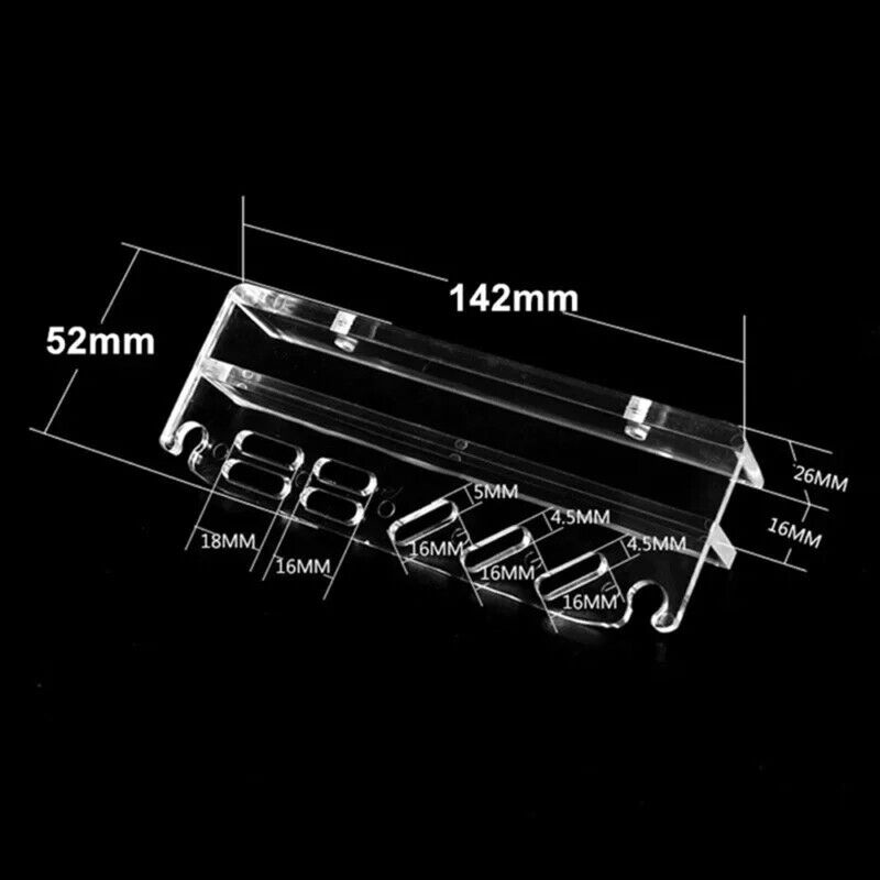 Aquarium Storage Rack Acrylic Plant Tools Holder Tweezer Cleaning Tool Organizer