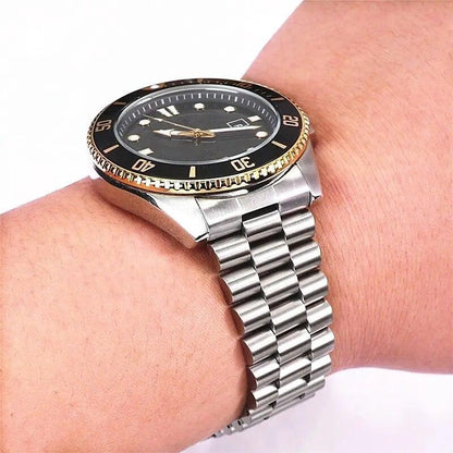 Diving Steel Metal Watch Strap Fit For Casio Duro MDV107-1A MDV106-1A Wristband