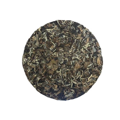 350g Fuding high mountain white tea aged day sun old tea cake gongmei shoumei