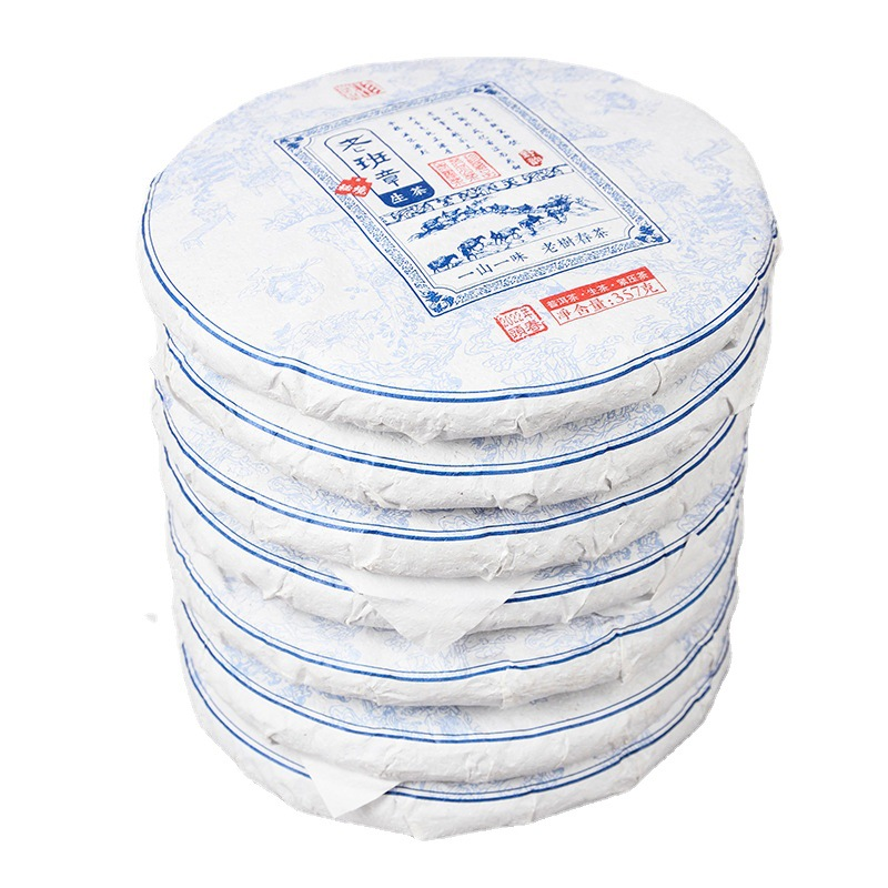 Tea Health Care 357g Gift Tea Yunnan Tea Old Banzhang Cake Pu'er-