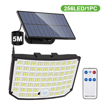 328/348 LED Solar Motion Sensor Light Outdoor IP65 Waterproof Garden Wall Lamp