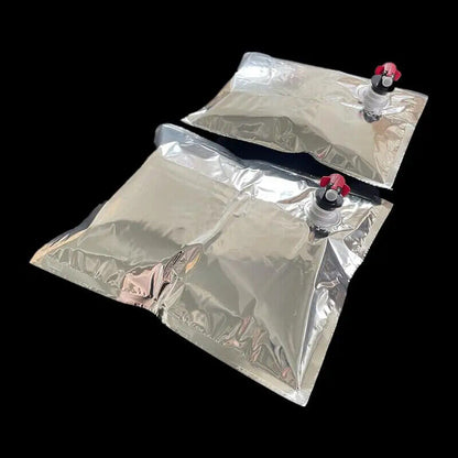 Aluminum Foil 10Pcs Sealed Wine Bags Beer Water Storage Light Faucet Inflatables