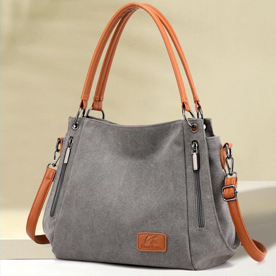 Luxury Bag Shoulder Crossbody Purse Canvas Messenger Purse Handbag Polyester