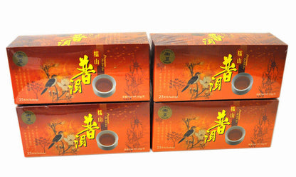 4 Packs Premium Pu Erh Puer Pu'er Pu Er tea - 100 Teabags 60 Days Supply