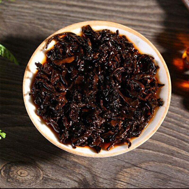 357g 2006 Menghai Qizi Cake Shu Puer Tea Fuhai 7576 Ripe Puer Tea