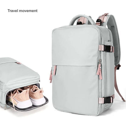 Backpack Shoulder Bags Women Shoes Pocket Laptop Backpack Rucksack