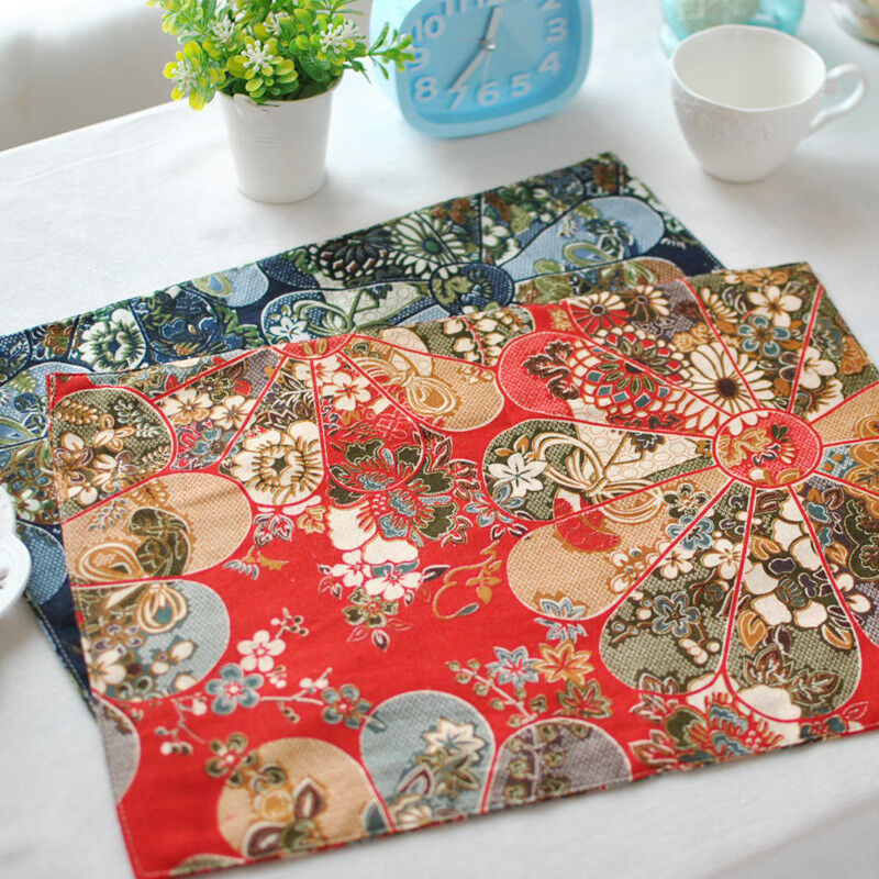 Table Mats Placemat Pads Cloth Meal Pad Japanese Style Sushi Pad Tea Table Matts