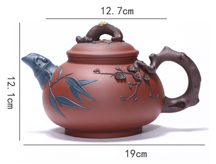 Chinese Yixing Zisha Clay Handmade Exquisite Teapot #8885522