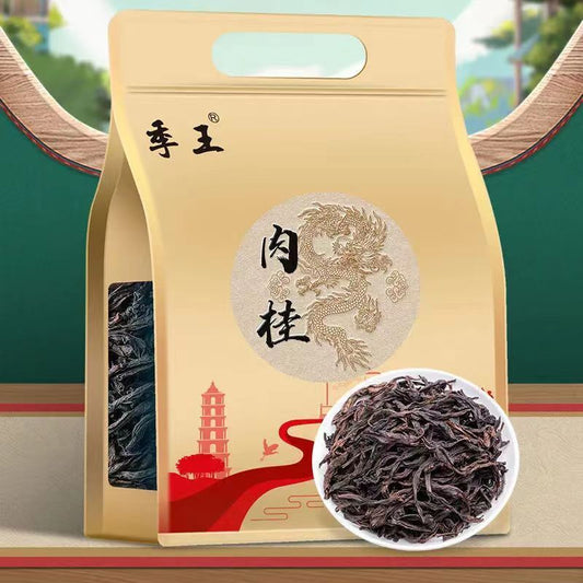 500g Wuyi Rougui Oolong Tea Cinnamon Bagged Tea Loose Leaf Black Tea Benefits