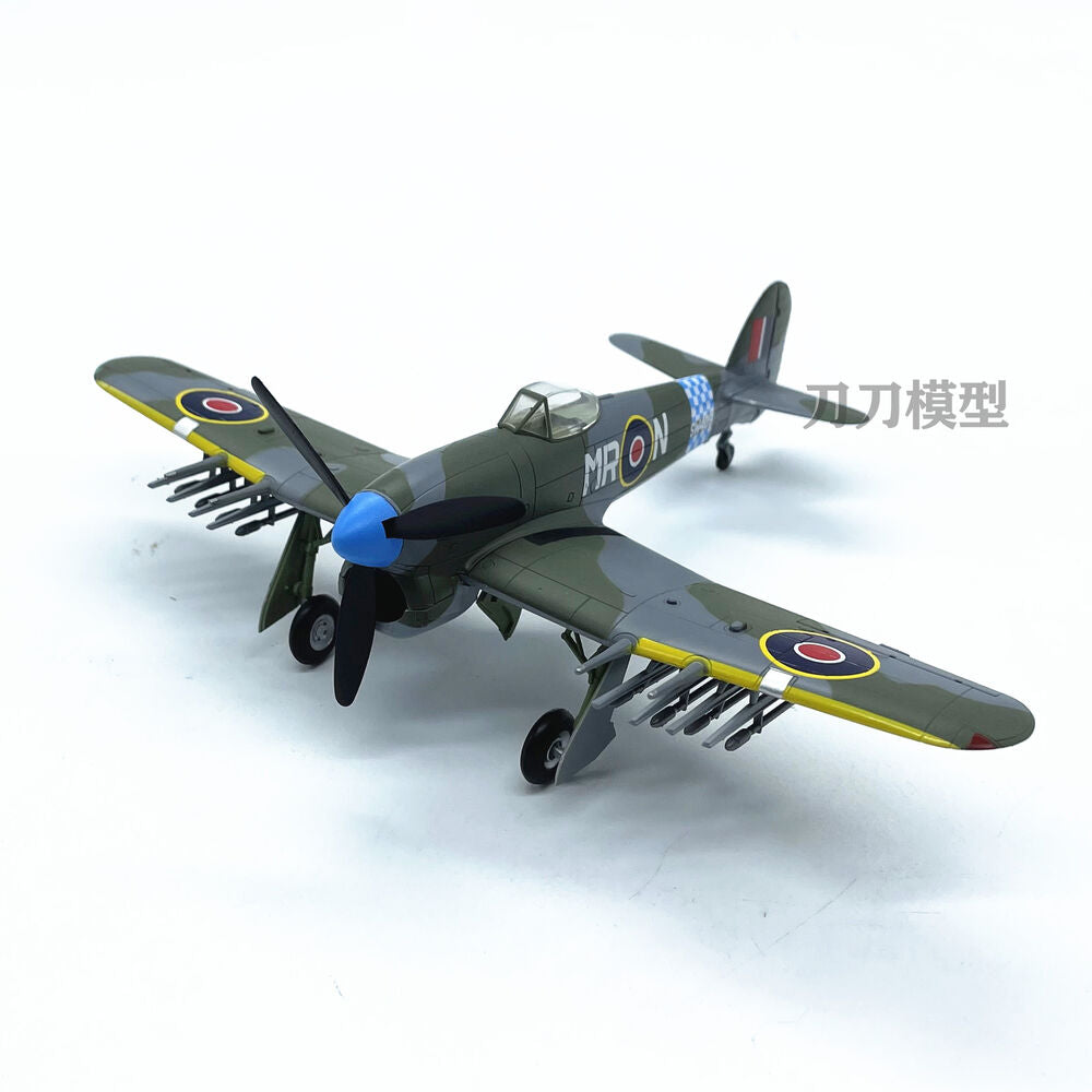 1:72 World War Ii British Typhoon Mk 1b Fighter Aircraft Model Display