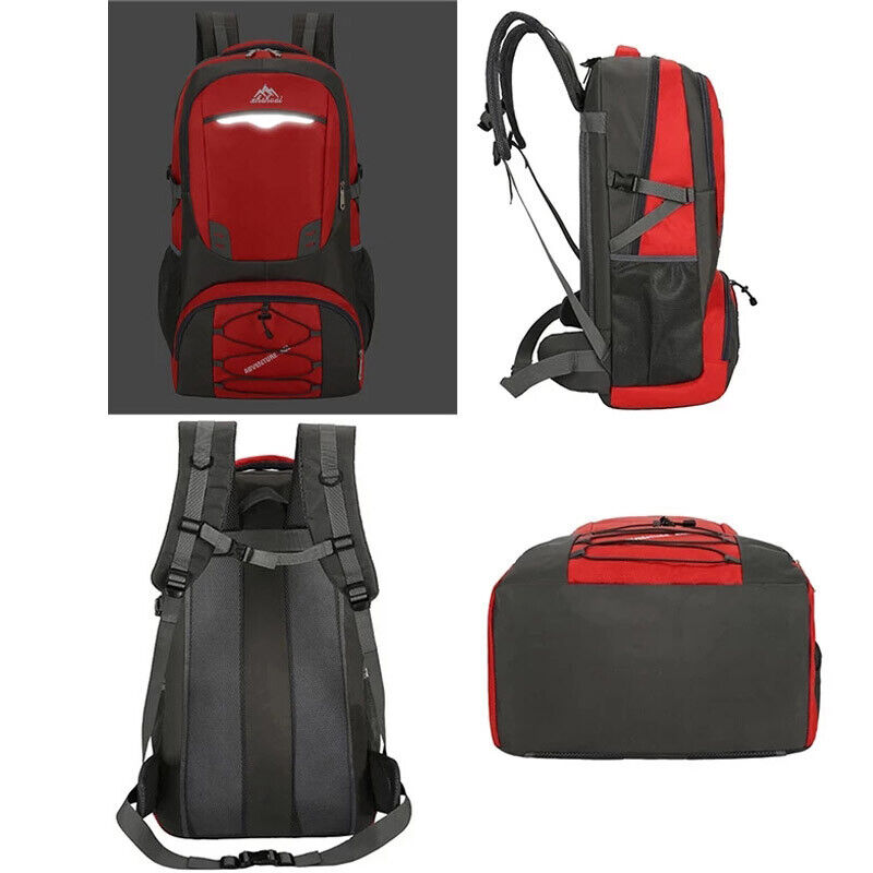 Men Backpack Travel Pack Sports Bag Mountaineering Hiking Camping Rucksack Male