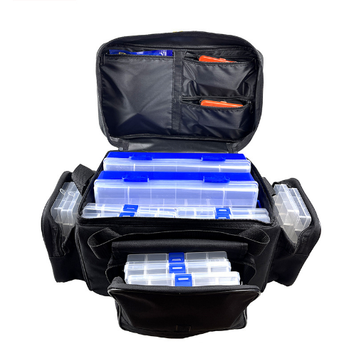 50*30*25cm Fishing Bag Multi-Purpose Fishing Tackle Bag Two-Layer Outdoor Bag