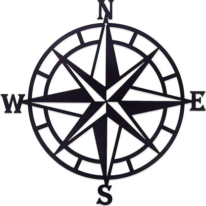 1pc, Compass Metal Wall Art, Room Decor, Home Decor, Scene Decor Wall decor