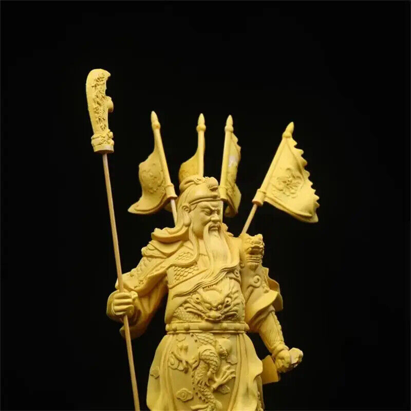 20cm Chinese Tv Statue Five Banners Guan Yu, God of Wealth Home Living Room Gift