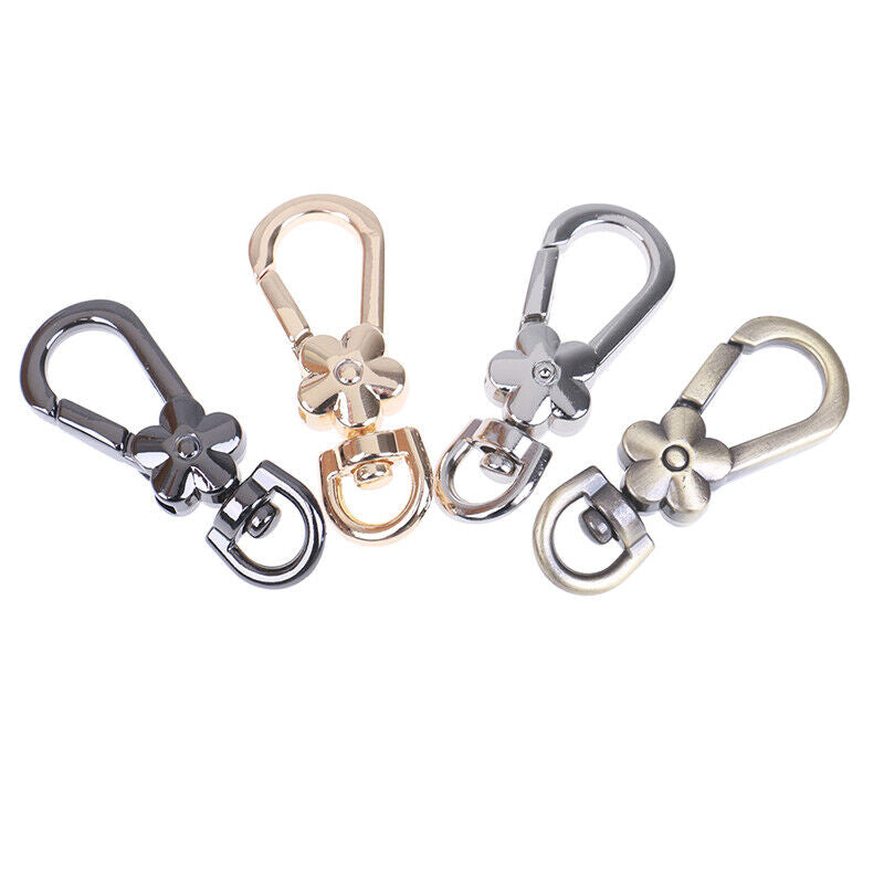 Diy Bag Accessories Metal Handbags Clasps Handle Flower Lobster Clips Snap Ho.N8